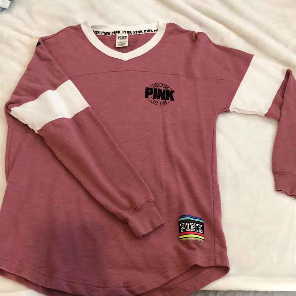 Pink  brand long sleeve tee